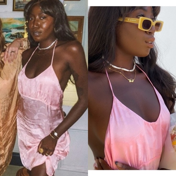 Spell & The Gypsy Verona Mini Slip Dress in 90’s Pink XS - Picture 2 of 12